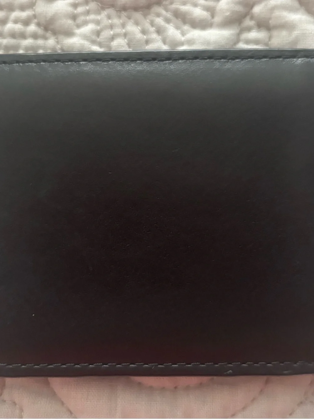 Coach Men's Black Bifold Wallet w/ ID Photo Window, Credit Card Slots Coach Logo